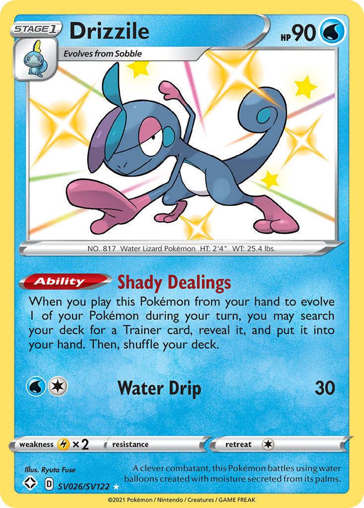 Drizzile (SV026/SV122) [Sword & Shield: Shining Fates] | Good Games Cannington