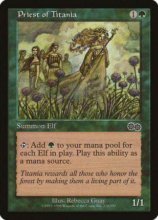 Priest of Titania [Urza's Saga] | Good Games Cannington