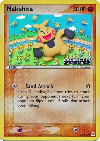 Makuhita (75/113) (Stamped) [EX: Delta Species] | Good Games Cannington