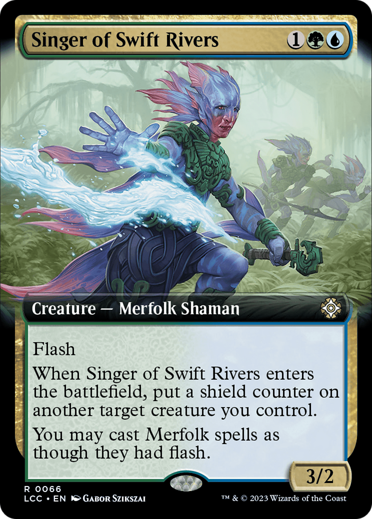 Singer of Swift Rivers (Extended Art) [The Lost Caverns of Ixalan Commander] | Good Games Cannington