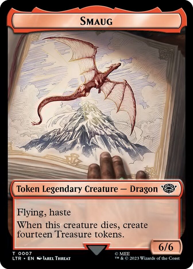 Smaug Token [The Lord of the Rings: Tales of Middle-Earth Tokens] | Good Games Cannington