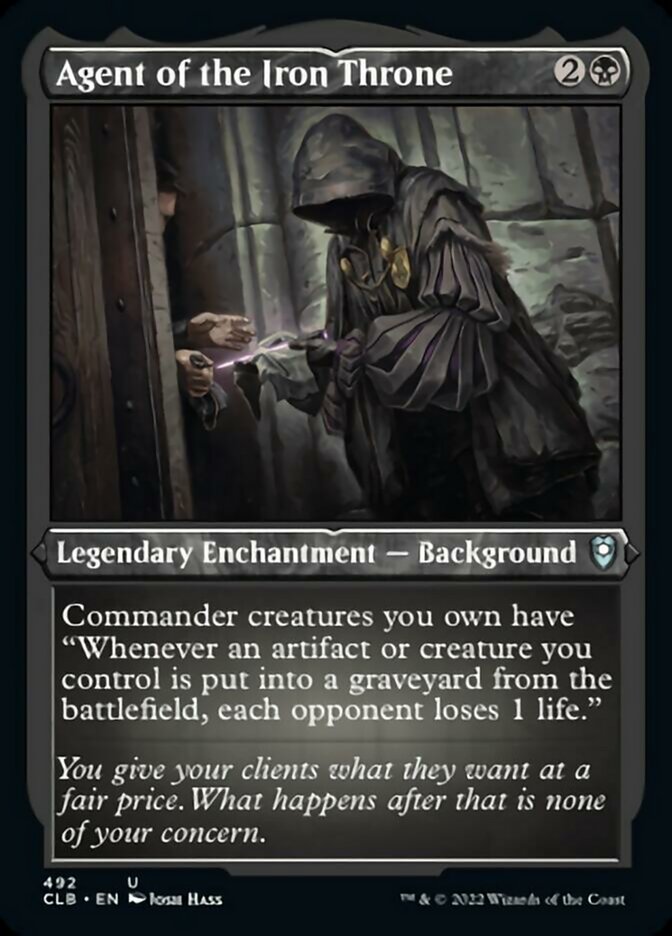 Agent of the Iron Throne (Foil Etched) [Commander Legends: Battle for Baldur's Gate] | Good Games Cannington