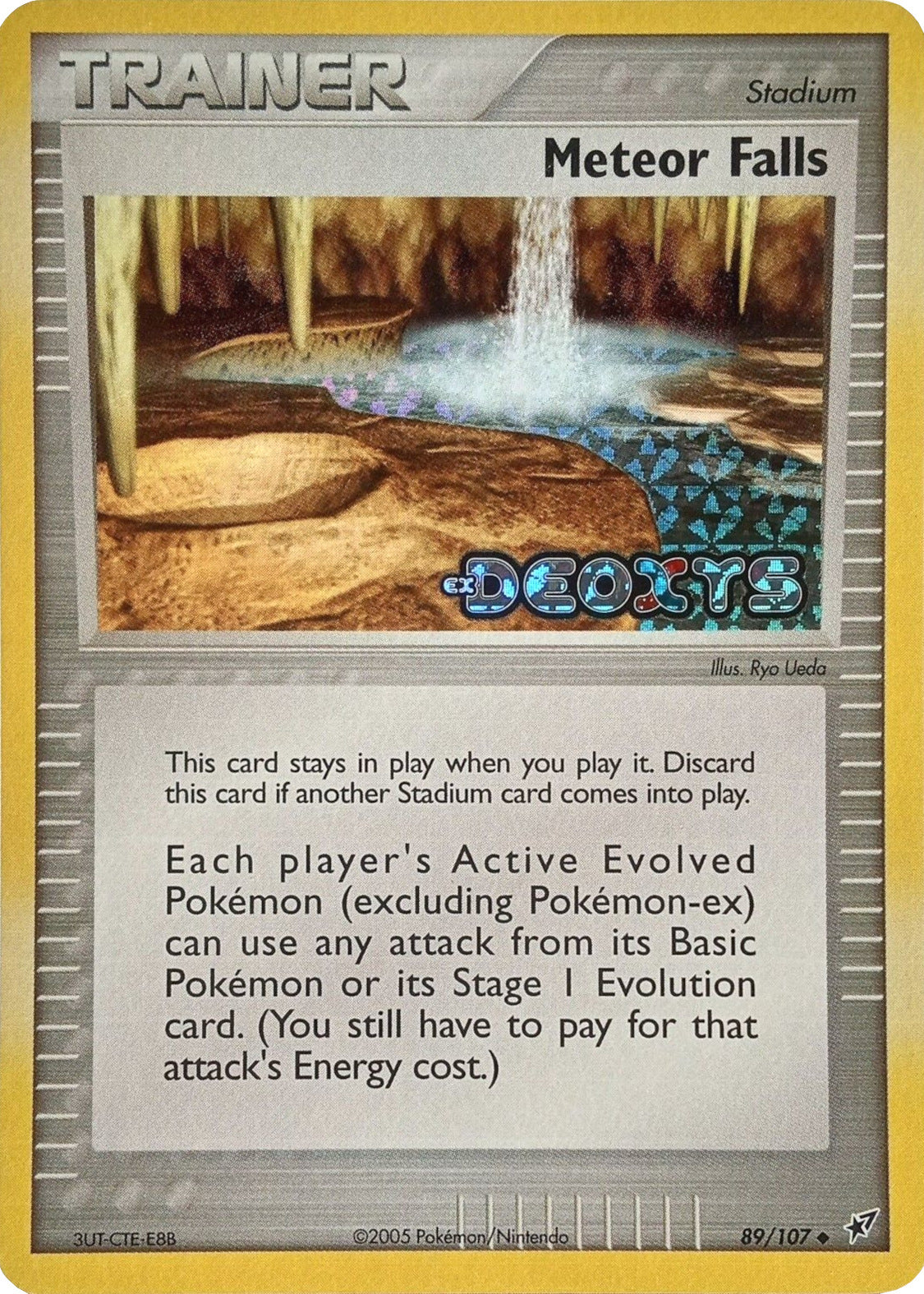 Meteor Falls (89/107) (Stamped) [EX: Deoxys] | Good Games Cannington