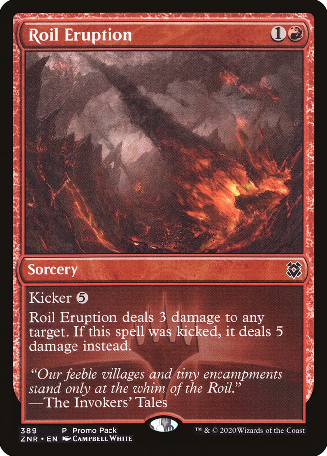 Roil Eruption (Promo Pack) [Zendikar Rising Promos] | Good Games Cannington