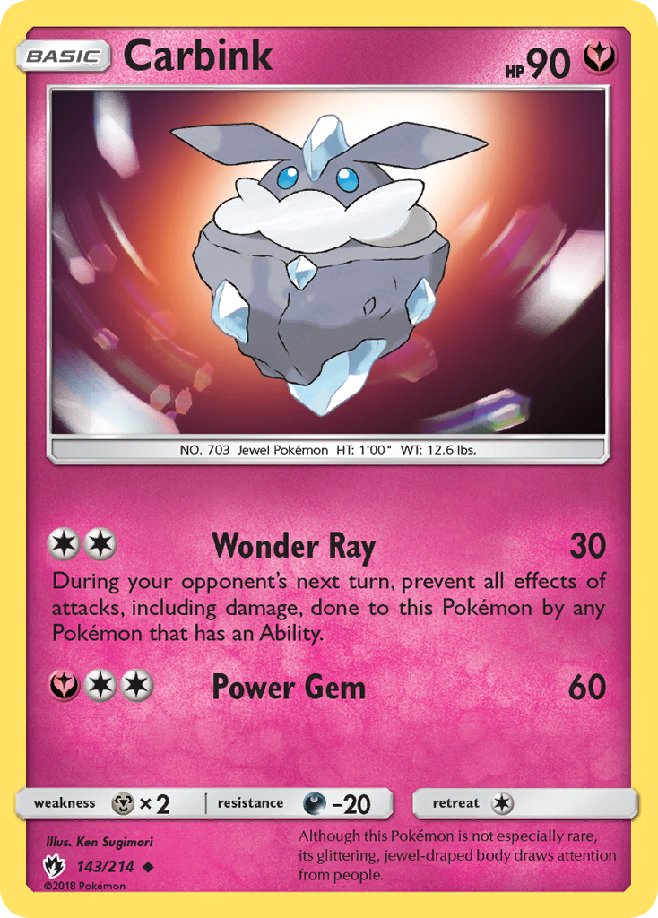 Carbink (143/214) [Sun & Moon: Lost Thunder] | Good Games Cannington