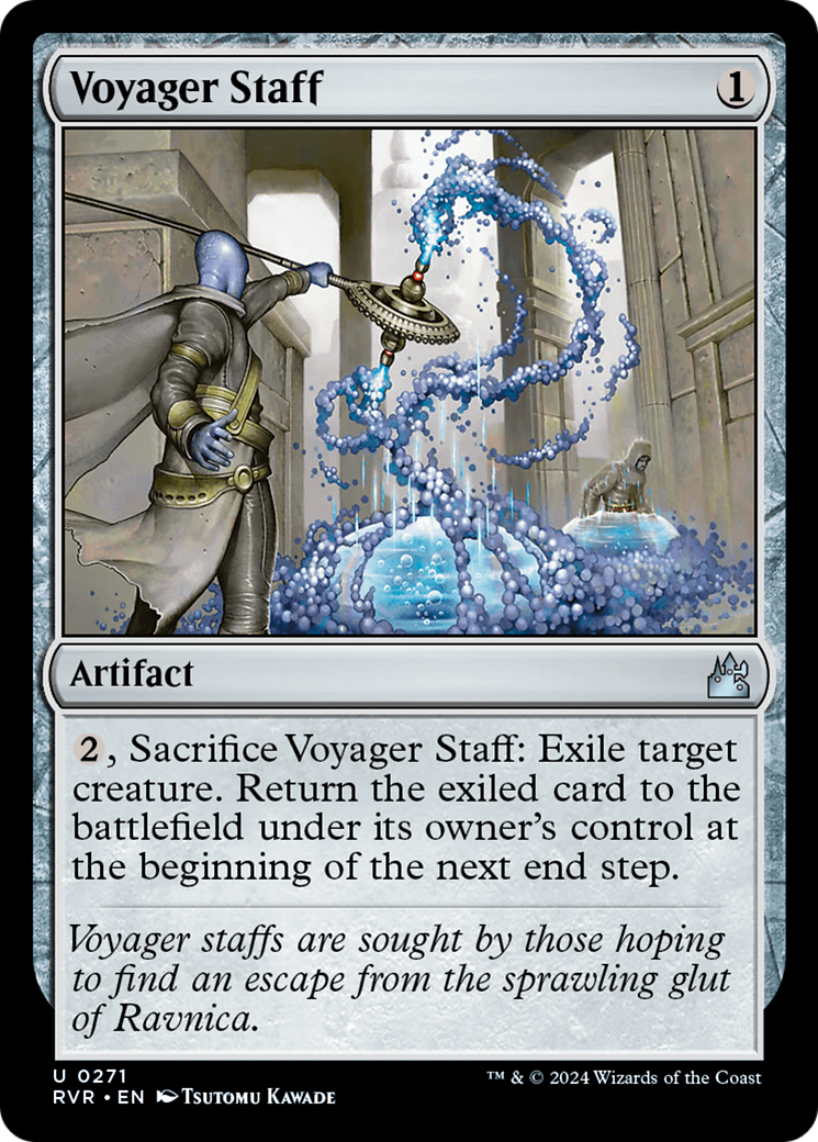 Voyager Staff [Ravnica Remastered] | Good Games Cannington