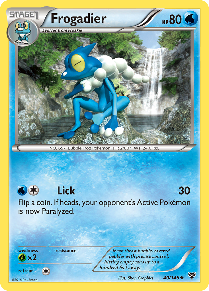 Frogadier (40/146) [XY: Base Set] | Good Games Cannington
