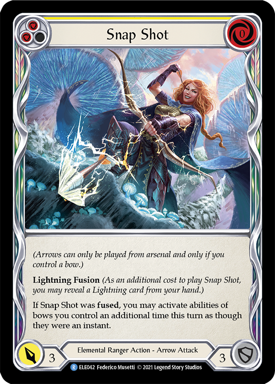 Snap Shot (Yellow) [ELE042] (Tales of Aria)  1st Edition Normal | Good Games Cannington