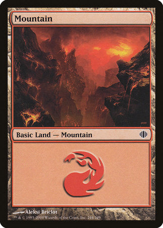 Mountain (244) [Shards of Alara] | Good Games Cannington