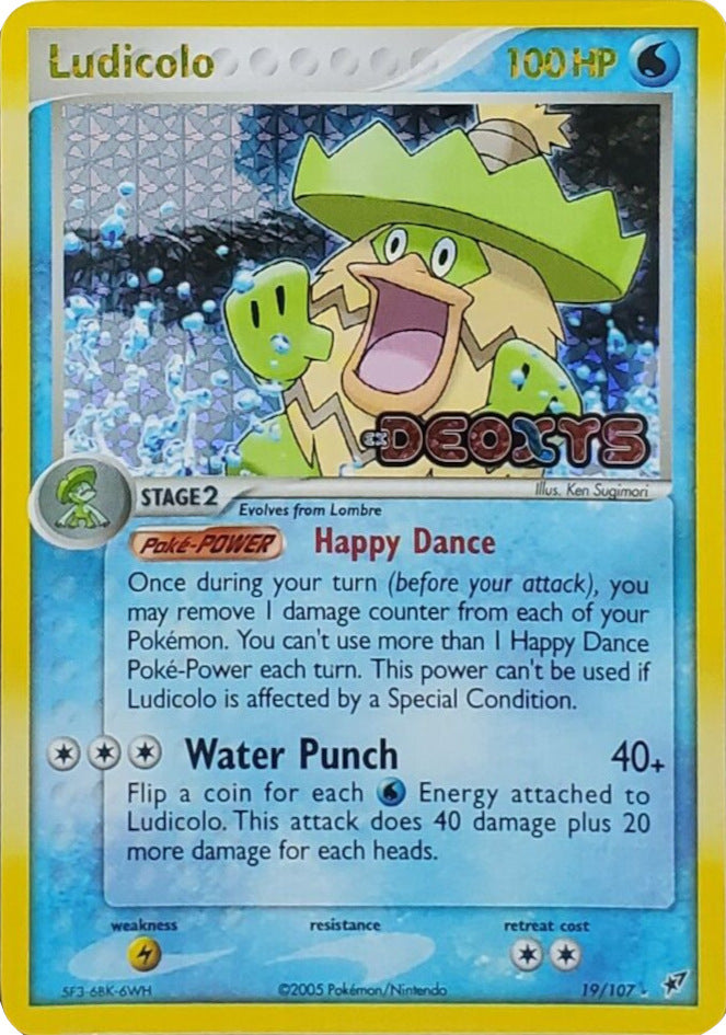 Ludicolo (19/107) (Stamped) [EX: Deoxys] | Good Games Cannington