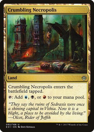 Crumbling Necropolis [Archenemy: Nicol Bolas] | Good Games Cannington