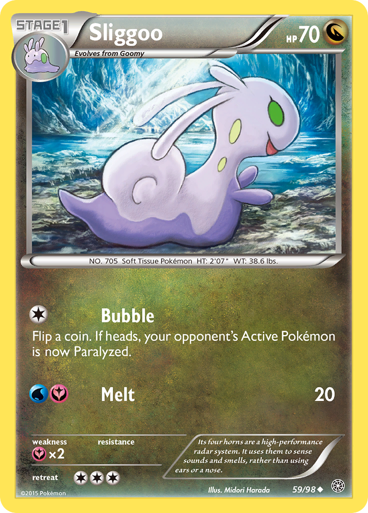 Sliggoo (59/98) [XY: Ancient Origins] | Good Games Cannington