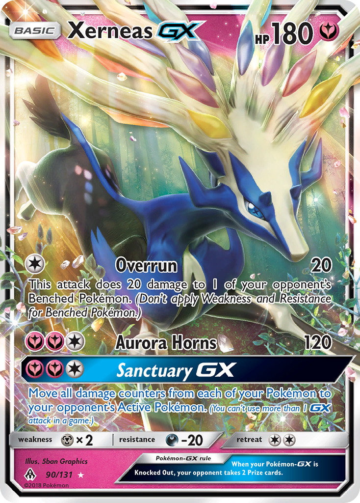 Xerneas GX (90/131) [Sun & Moon: Forbidden Light] | Good Games Cannington