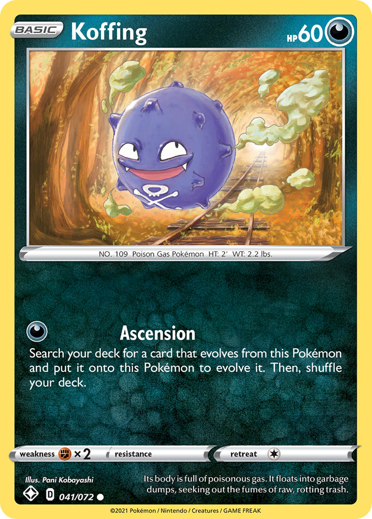 Koffing (041/072) [Sword & Shield: Shining Fates] | Good Games Cannington