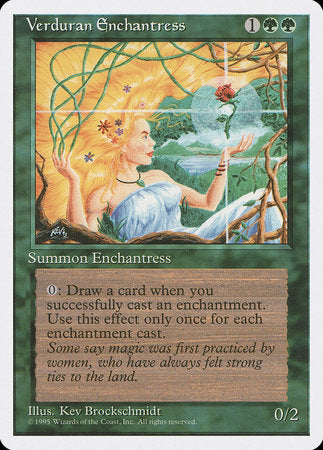 Verduran Enchantress [Fourth Edition] | Good Games Cannington