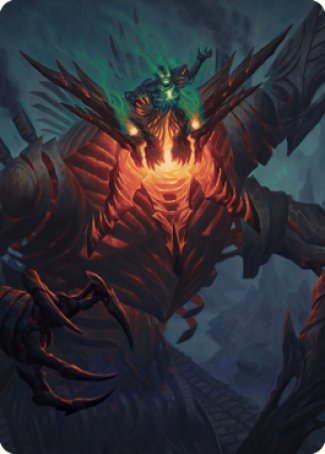 Mishra, Lost to Phyrexia Art Card [The Brothers' War Art Series] | Good Games Cannington