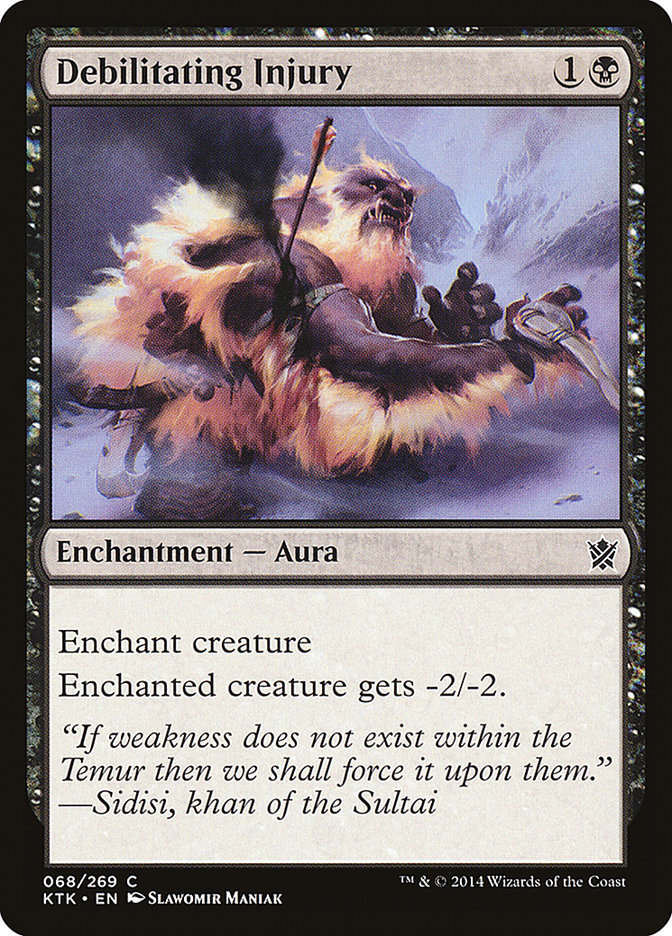 Debilitating Injury [Khans of Tarkir] | Good Games Cannington