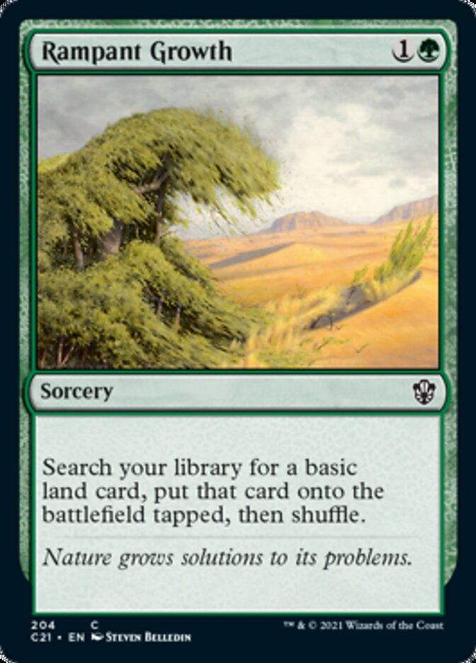 Rampant Growth [Commander 2021] | Good Games Cannington