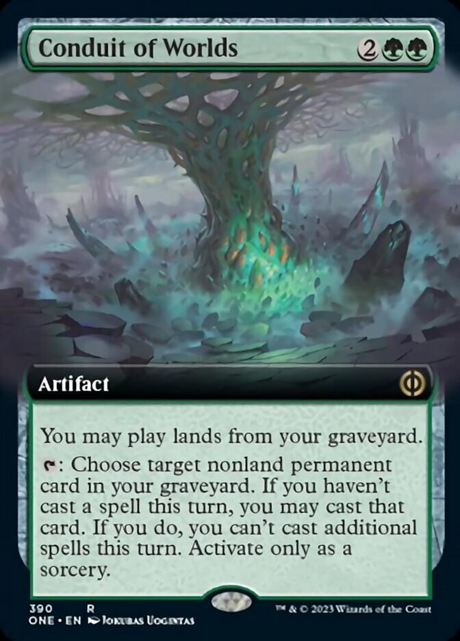Conduit of Worlds (Extended Art) [Phyrexia: All Will Be One] | Good Games Cannington