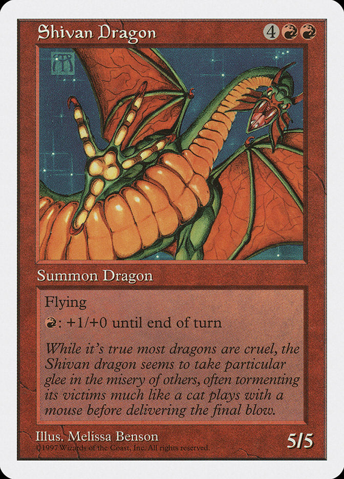 Shivan Dragon [Fifth Edition] | Good Games Cannington