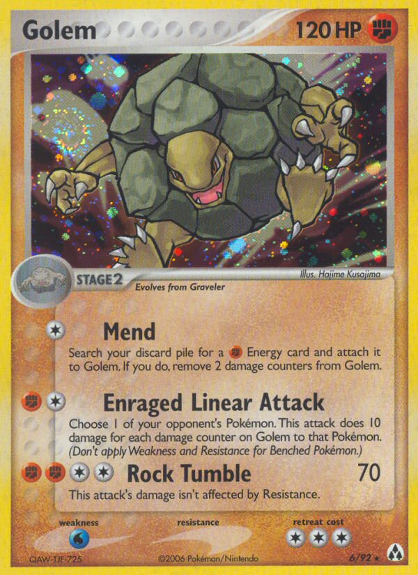 Golem (6/92) [EX: Legend Maker] | Good Games Cannington