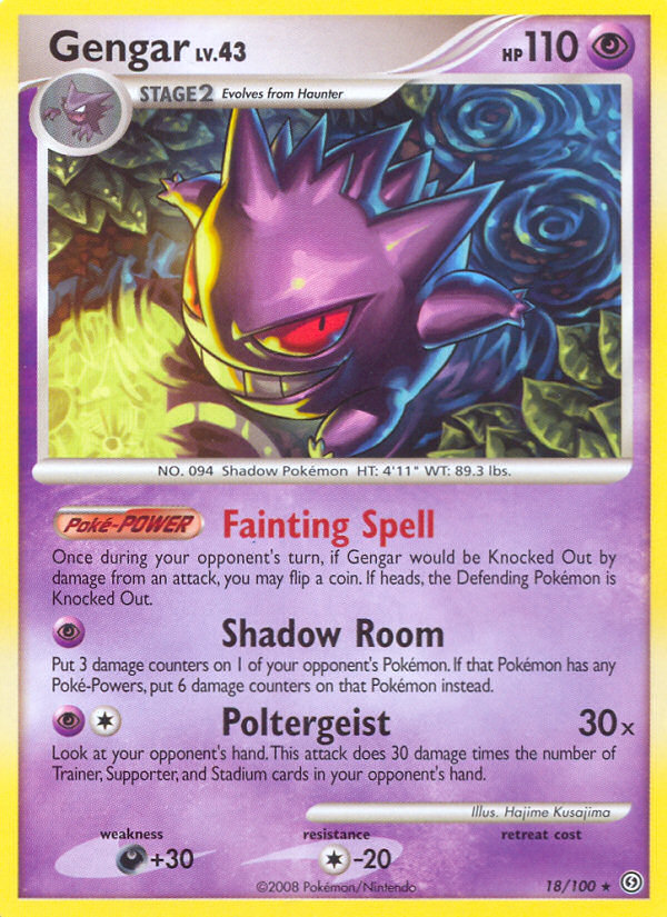 Gengar (18/100) [Diamond & Pearl: Stormfront] | Good Games Cannington