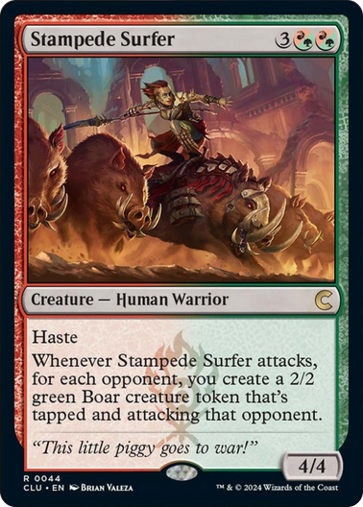Stampede Surfer [Ravnica: Clue Edition] | Good Games Cannington