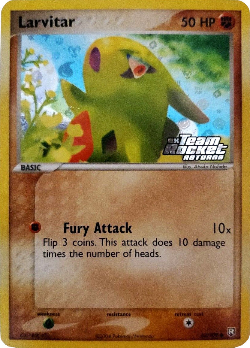 Larvitar (62/109) (Stamped) [EX: Team Rocket Returns] | Good Games Cannington