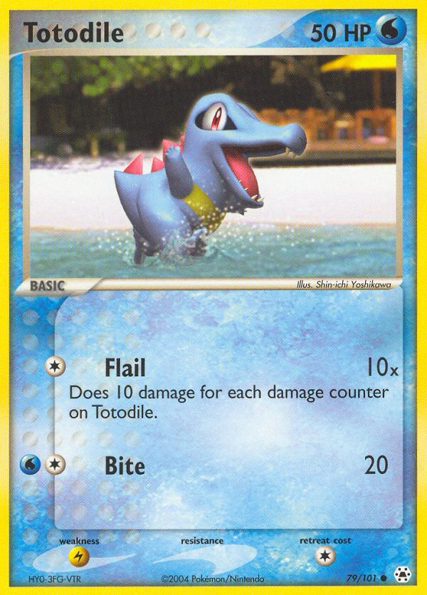 Totodile (79/101) [EX: Hidden Legends] | Good Games Cannington