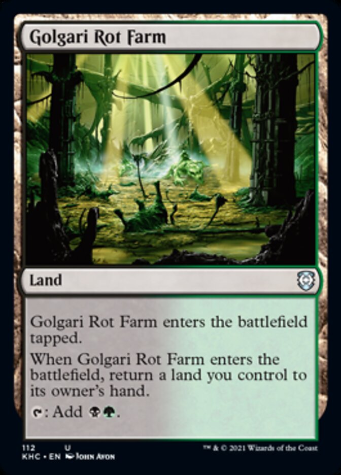 Golgari Rot Farm [Kaldheim Commander] | Good Games Cannington