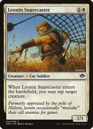 Leonin Snarecaster [Duel Decks: Speed vs. Cunning] | Good Games Cannington