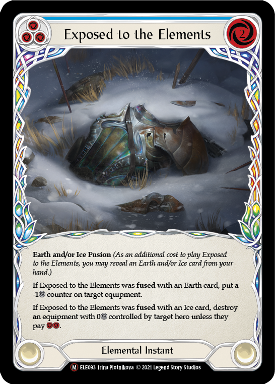 Exposed to the Elements [U-ELE093] Unlimited Rainbow Foil | Good Games Cannington