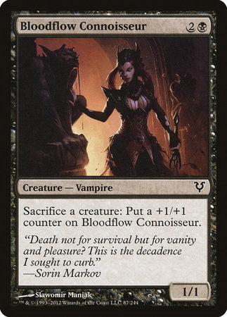 Bloodflow Connoisseur [Avacyn Restored] | Good Games Cannington