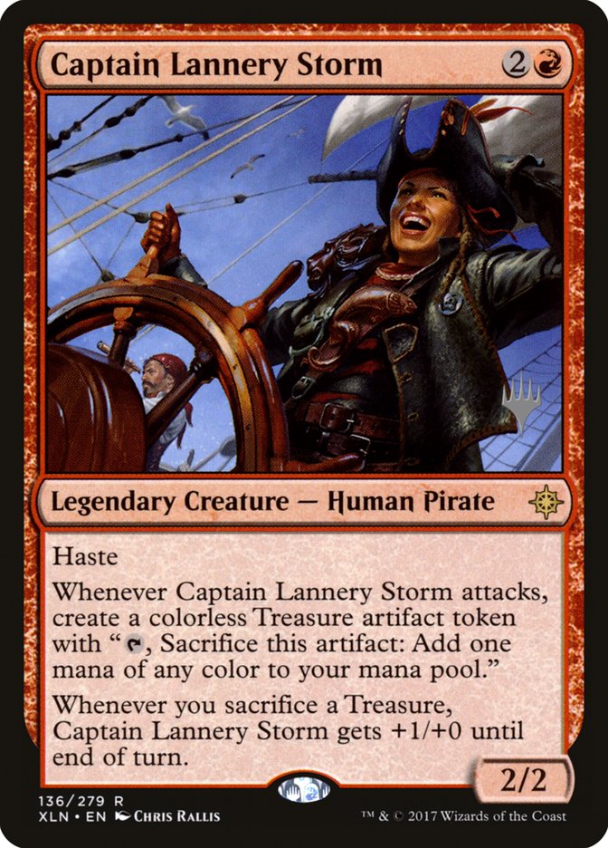 Captain Lannery Storm (Promo Pack) [Ixalan Promos] | Good Games Cannington