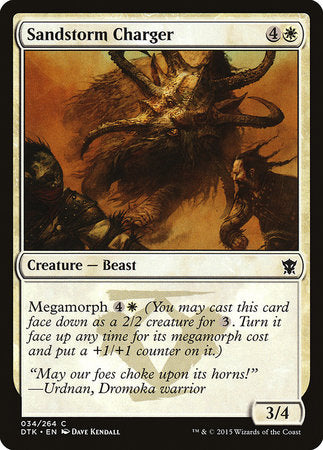 Sandstorm Charger [Dragons of Tarkir] | Good Games Cannington