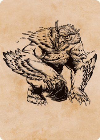 Owlbear (Showcase) Art Card [Dungeons & Dragons: Adventures in the Forgotten Realms Art Series] | Good Games Cannington