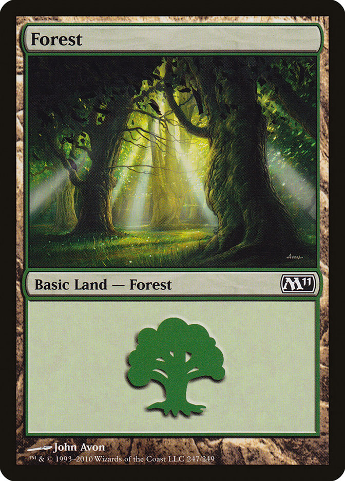 Forest (247) [Magic 2011] | Good Games Cannington