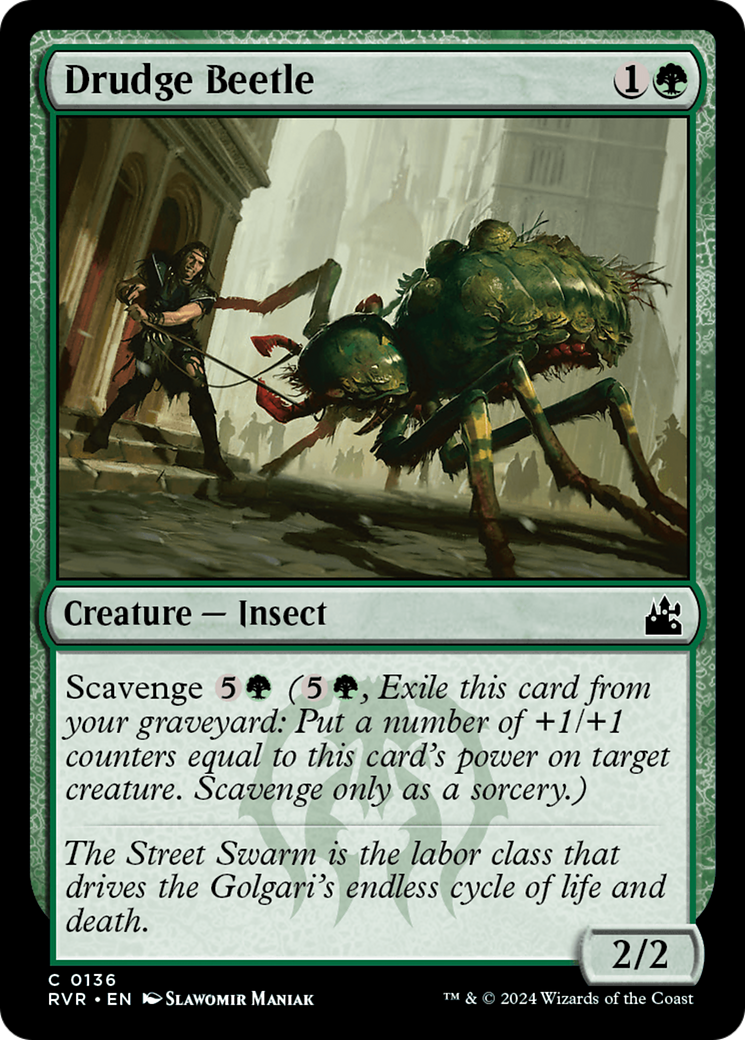 Drudge Beetle [Ravnica Remastered] | Good Games Cannington