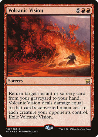 Volcanic Vision [Dragons of Tarkir] | Good Games Cannington