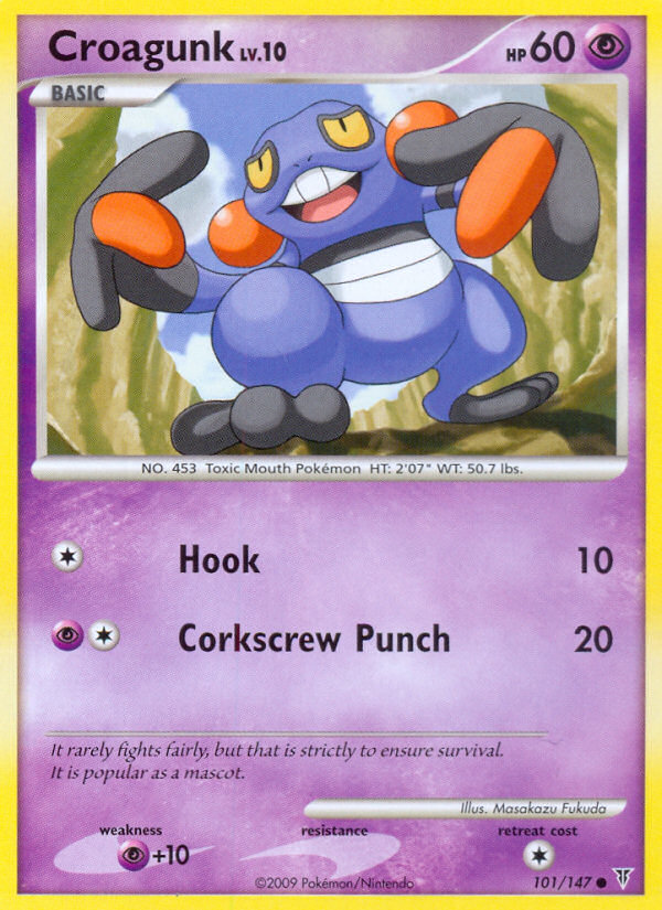 Croagunk (101/147) [Platinum: Supreme Victors] | Good Games Cannington