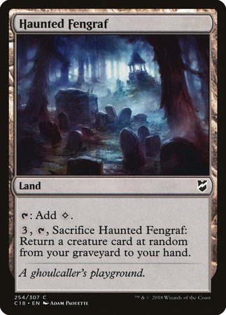 Haunted Fengraf [Commander 2018] | Good Games Cannington