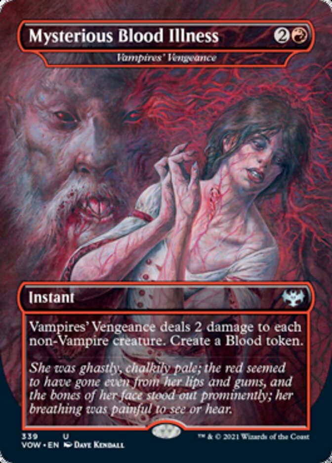 Vampires' Vengeance - Mysterious Blood Illness [Innistrad: Crimson Vow] | Good Games Cannington