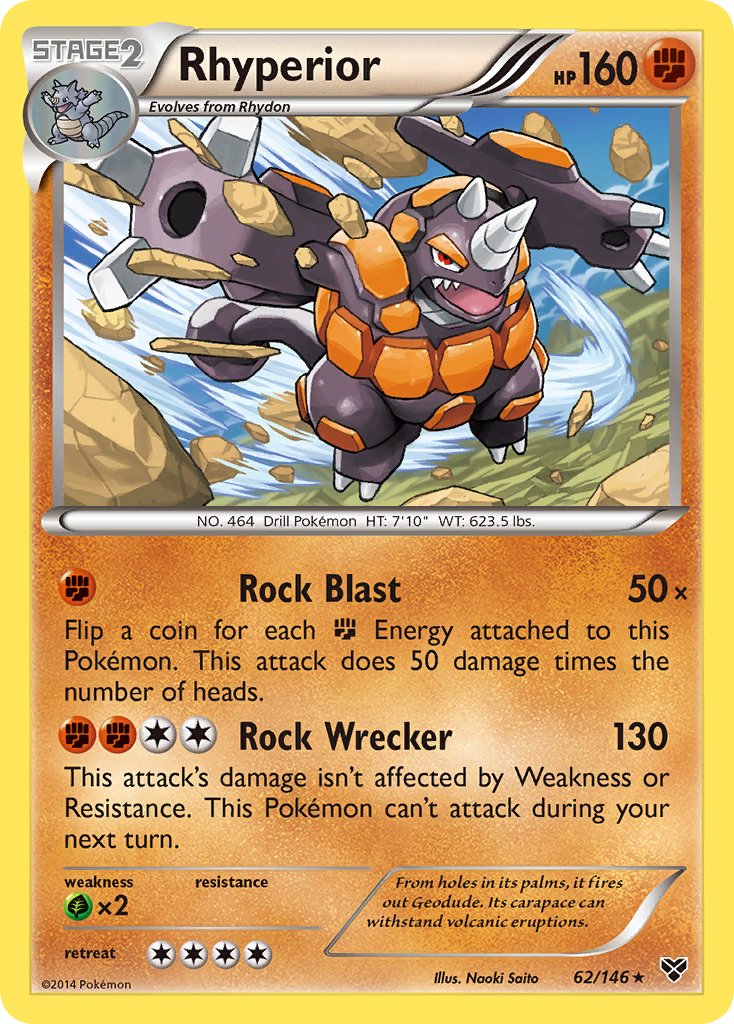 Rhyperior (62/146) [XY: Base Set] | Good Games Cannington