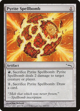 Pyrite Spellbomb [Mirrodin] | Good Games Cannington