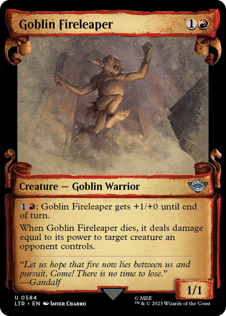 Goblin Fireleaper [The Lord of the Rings: Tales of Middle-Earth Showcase Scrolls] | Good Games Cannington