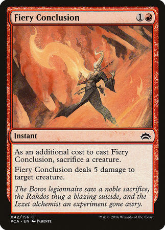 Fiery Conclusion [Planechase Anthology] | Good Games Cannington
