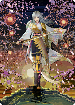 The Wandering Emperor 2 Art Card [Kamigawa: Neon Dynasty Art Series] | Good Games Cannington