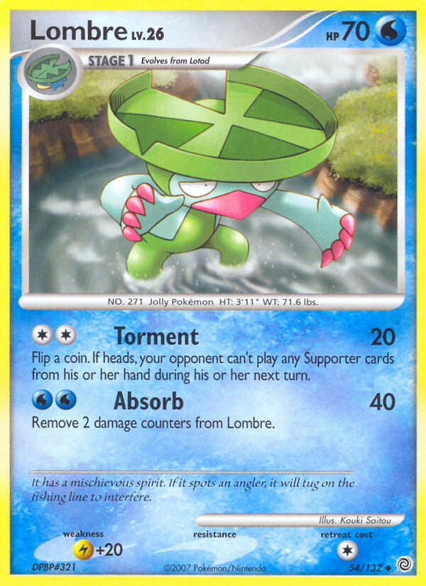 Lombre (54/132) [Diamond & Pearl: Secret Wonders] | Good Games Cannington