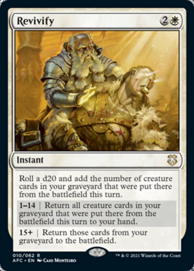 Revivify [Dungeons & Dragons: Adventures in the Forgotten Realms Commander] | Good Games Cannington