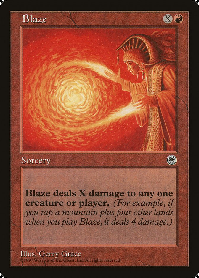 Blaze (No Flavor Text) [Portal] | Good Games Cannington